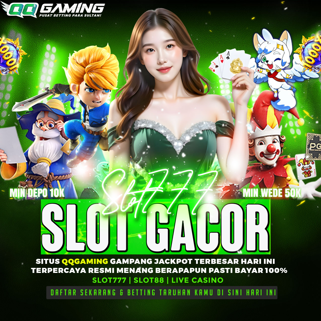 QQGAMING | Daftar Slot777 Login Situs Slot Gacor 777 Terbaru Gampang Maxwin